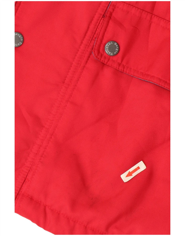Sergio Tacchini Ανδρικό μπουφάν για σκι Μεσαίου κόκκινου χρώματος πολυεστέρας