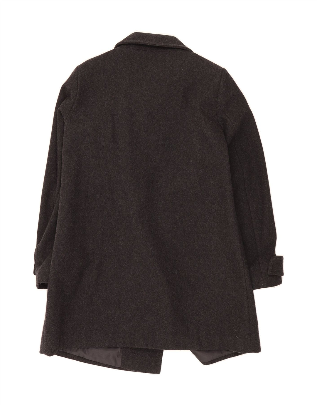 BENETTON Womens Overcoat UK 12 Medium  Grey Wool Vintage Benetton and Second-Hand Benetton from Messina Hembry 