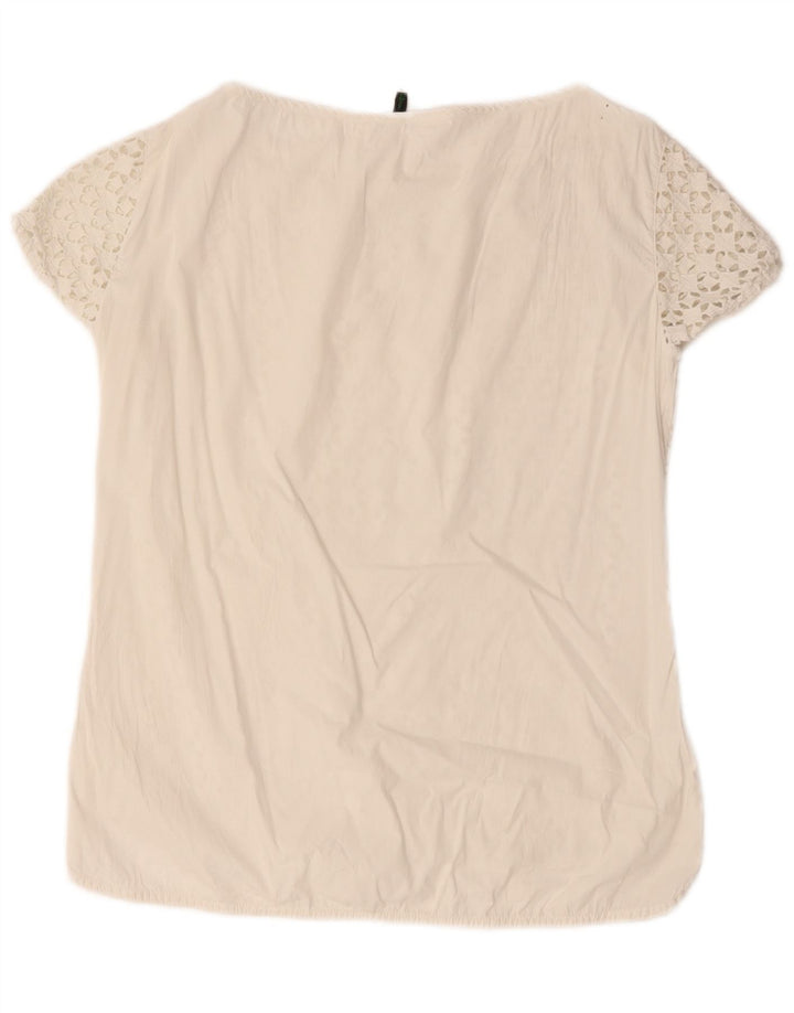 Γυναικεία μπλούζα Benetton Top UK 14 Medium White