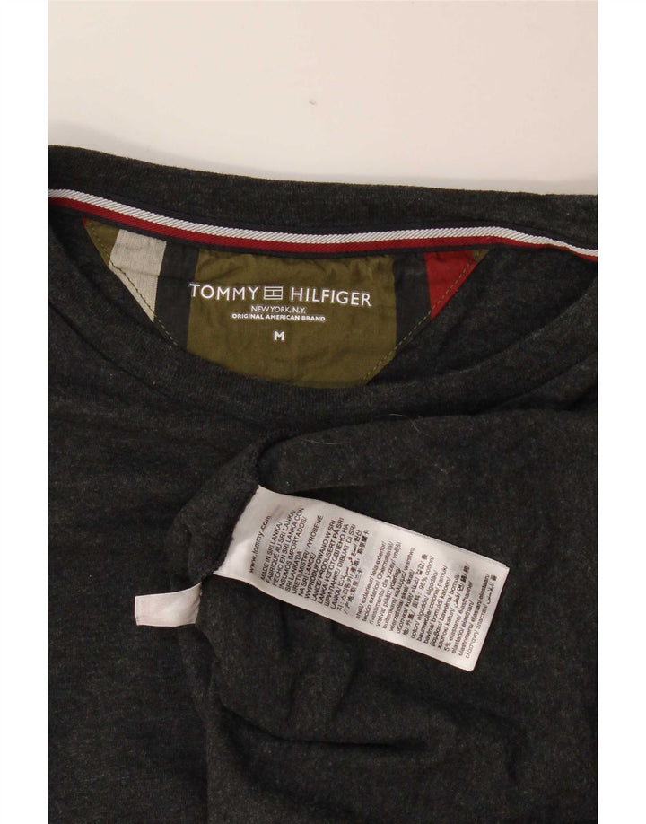 Ανδρικό τοπ Tommy Hilfiger με μακρυμάνικο μεσαίο γκρι βαμβακερό