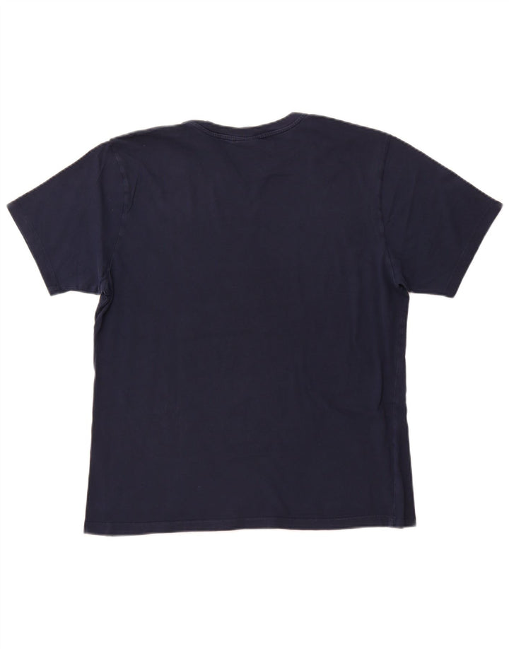 North SAILS Ανδρικό γραφικό T-Shirt Top Medium Navy Blue Cotton