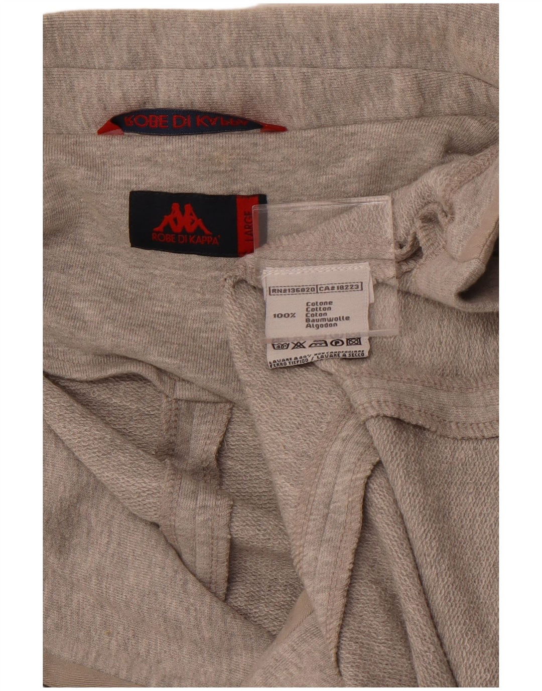 KAPPA Γυναικείο σακάκι 3 κουμπιών UK 14 μεγάλο γκρι βαμβακερό