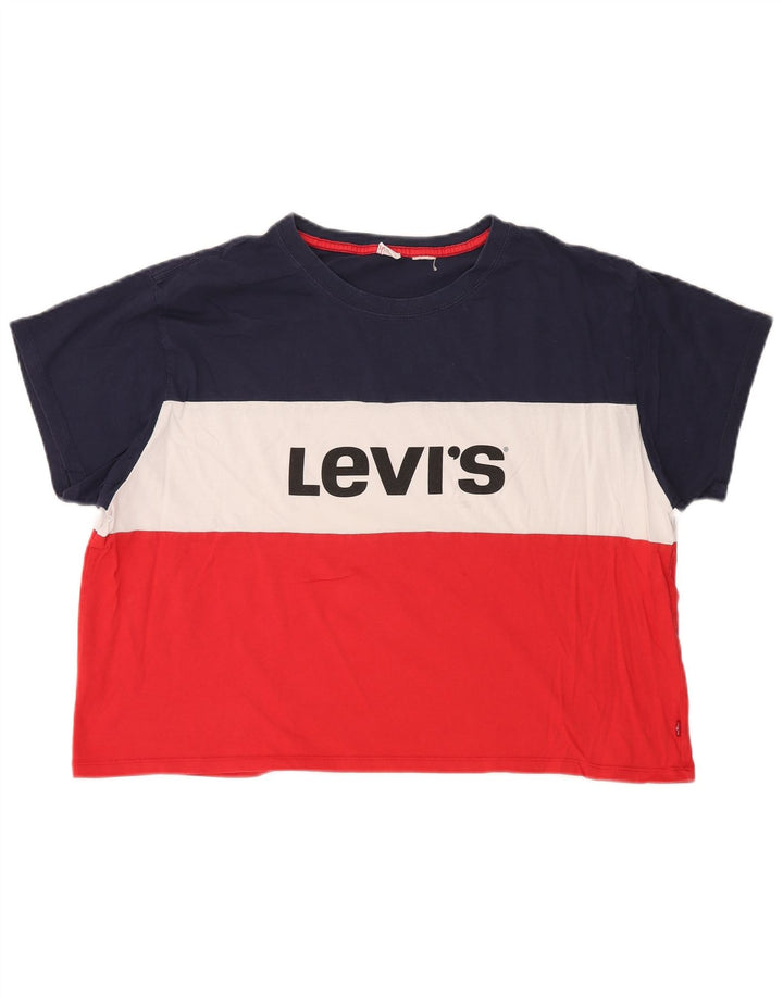 Γυναικείο γραφικό μπλουζάκι LEVI'S Top EU 40 Medium πολύχρωμο