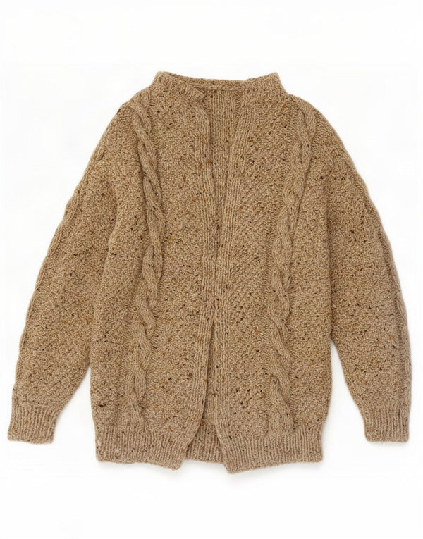 Vintage γυναικείο ανοιχτό πουλόβερ UK 12 Medium Beige Flecked