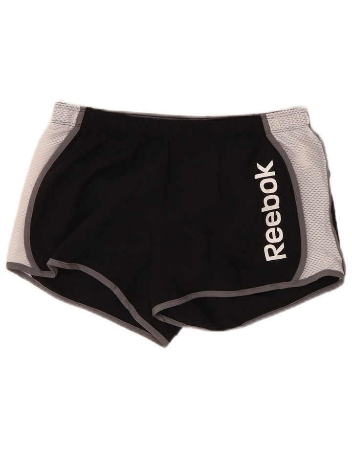 Ανδρικά γραφικά αθλητικά σορτς REEBOK Small Black Colourblock