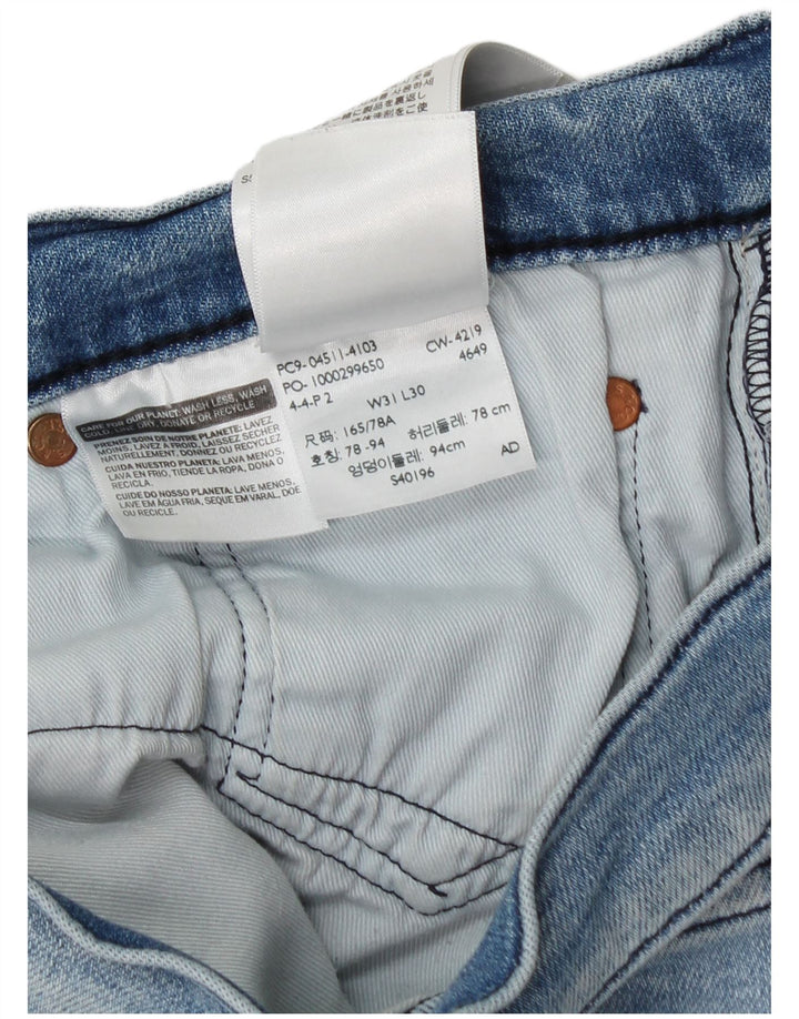 Ανδρικό τζιν Levi's Straight W31 L30 Blue Cotton
