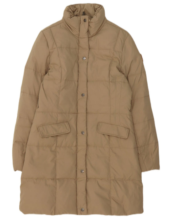 Puffa Γυναικείο παλτό UK 14 Medium Beige Polyester