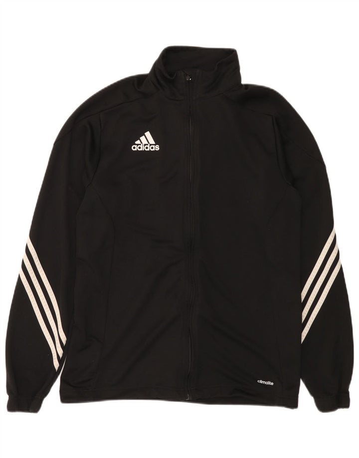 Ανδρική φόρμα Adidas Climalite Top Jacket Μεσαίο Μαύρο Πολυεστέρα