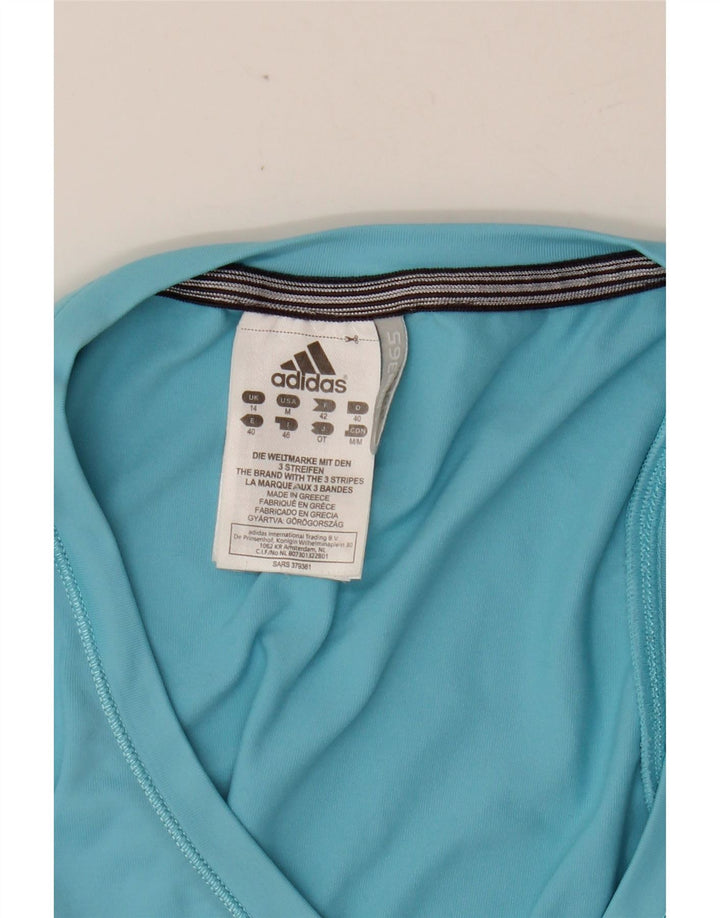 ADIDAS Γυναικείο Clima 365 Vest Top UK 14 Medium Blue Nylon
