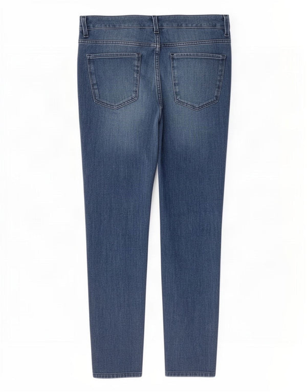 Marks & Spencer Womens High Waist Skinny Jeans UK 16 Large W32 L26 Blue
