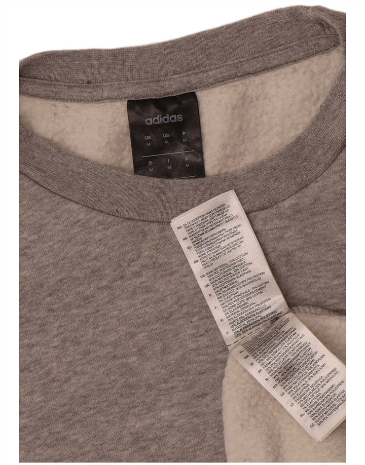 Ανδρικό φούτερ Adidas Jumper Μεσαίο γκρι βαμβακερό