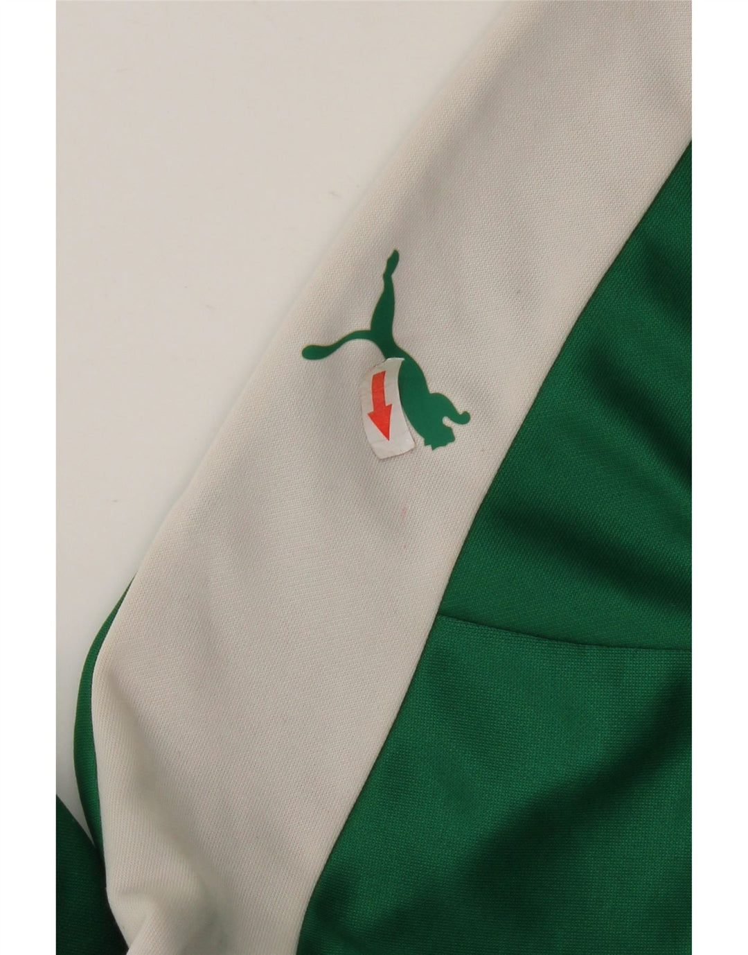 Puma Ανδρική φόρμα πουλόβερ με φερμουάρ Top XL Πράσινο Colourblock Πολυεστέρας