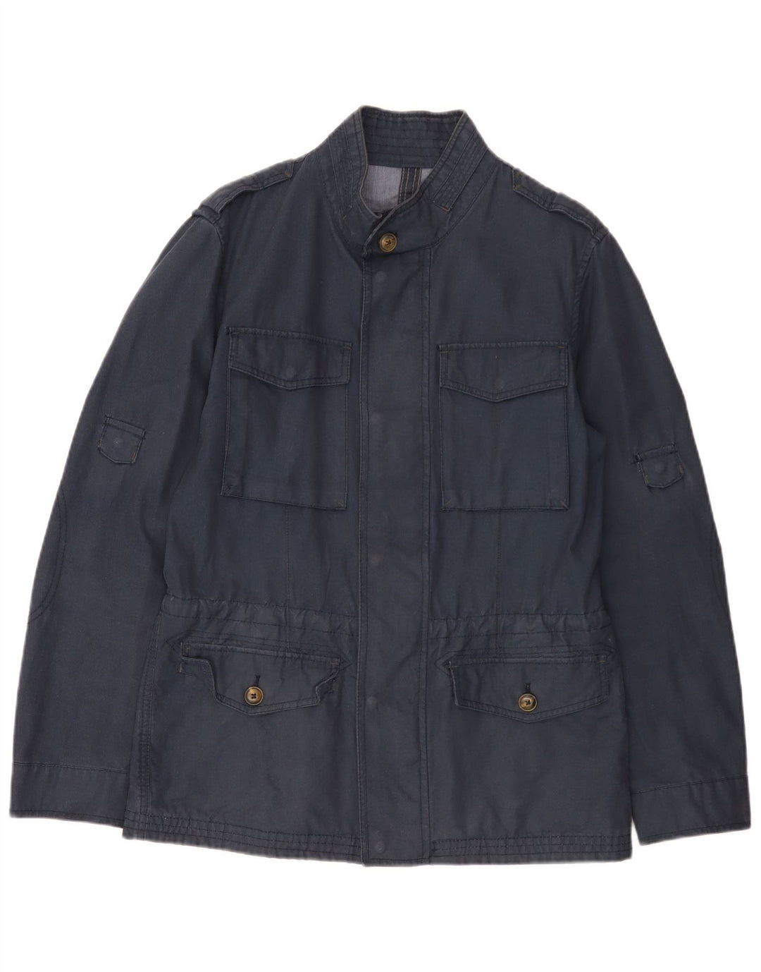 MASSIMO DUTTI Ανδρικό Military Jacket UK 36 Small Navy Blue