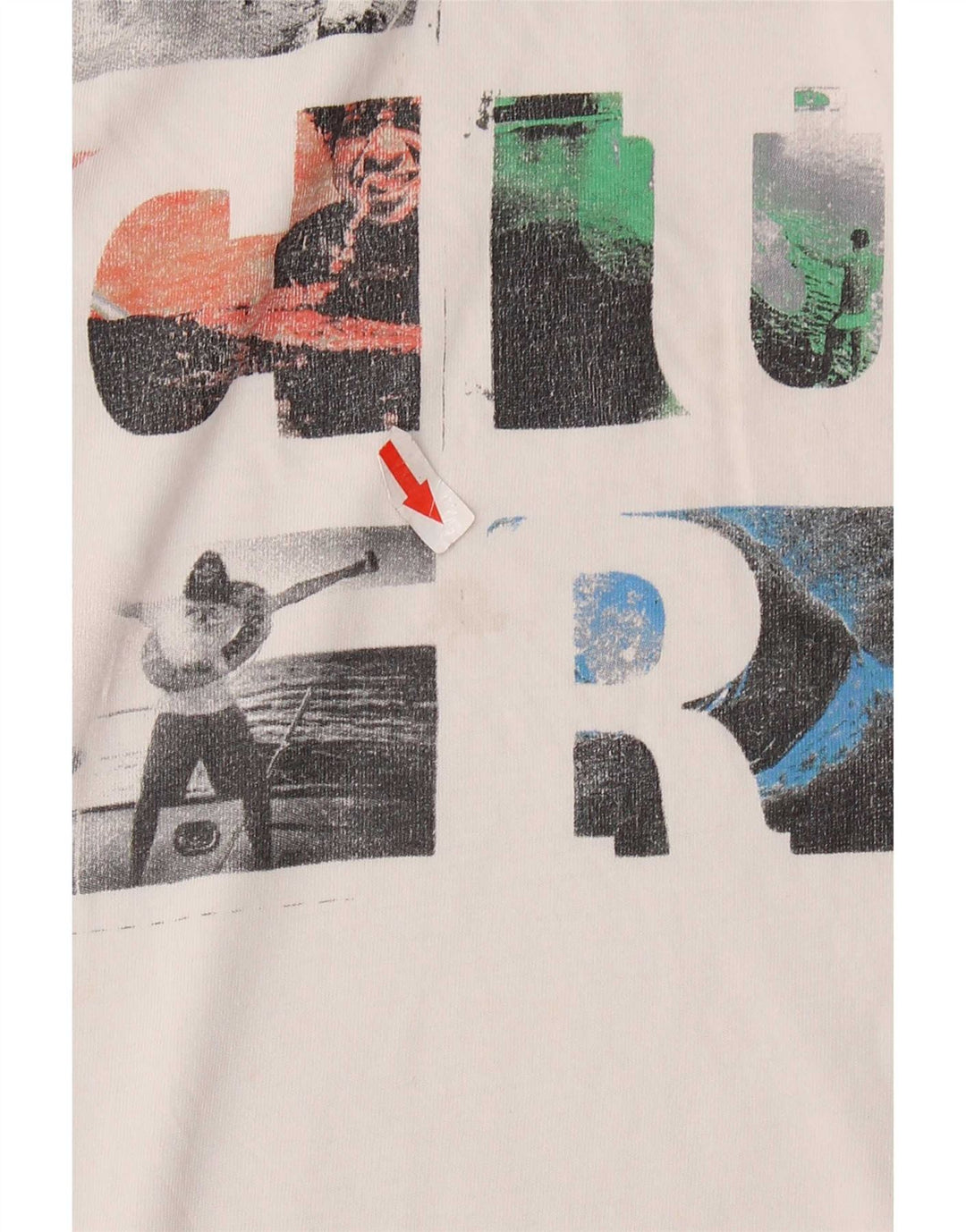 Ανδρικό γραφικό μπλουζάκι Rip Curl Top Medium White