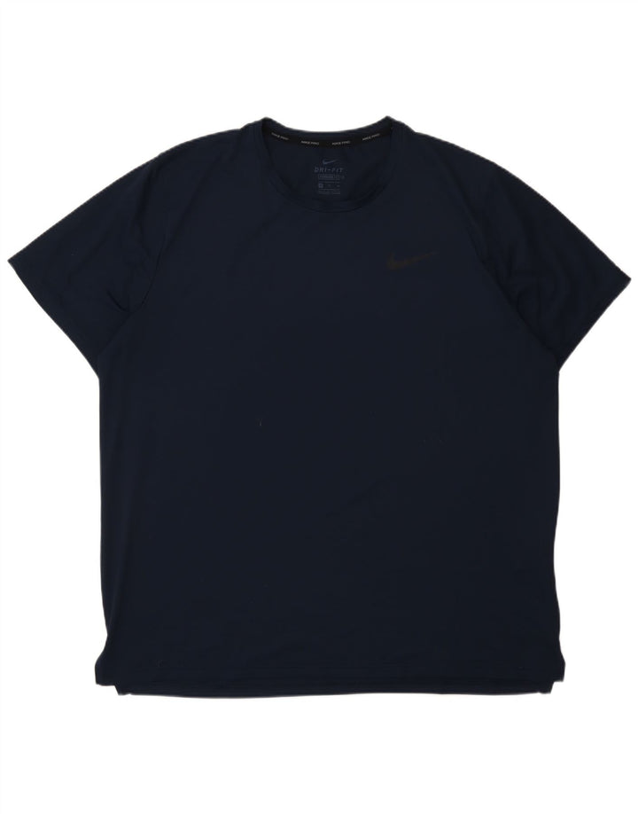 Ανδρικό μπλουζάκι Nike Dri Fit Standard Fit Top XL Navy Blue Polyester