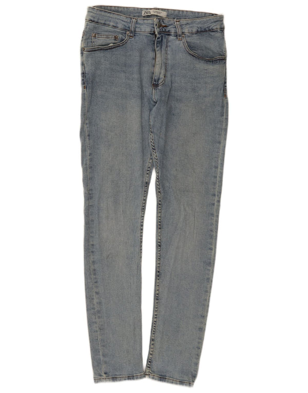 Zara Ανδρικό Skinny Jeans EU 42 Large W32 L32 Blue Cotton
