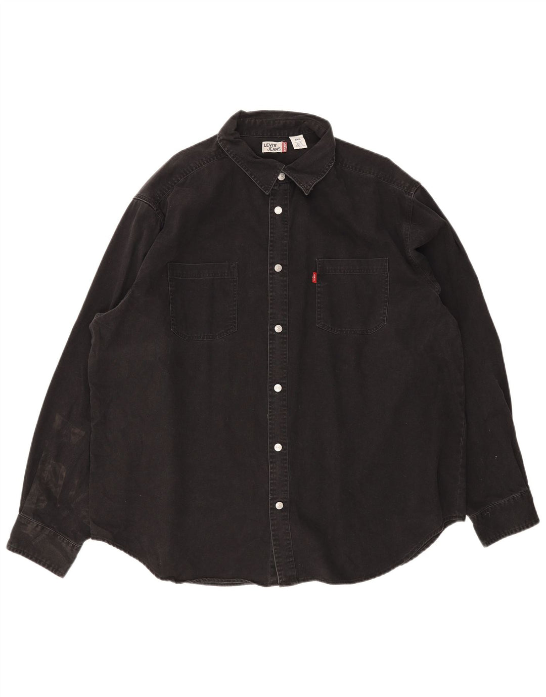 Ανδρικό τζιν πουκάμισο Levi's 2XL μαύρο βαμβακερό