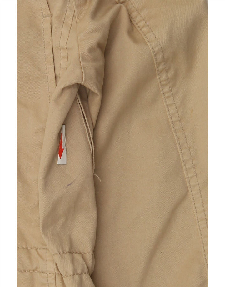 Zara Γυναικείο Utility Jacket UK 36 Small Beige Cotton