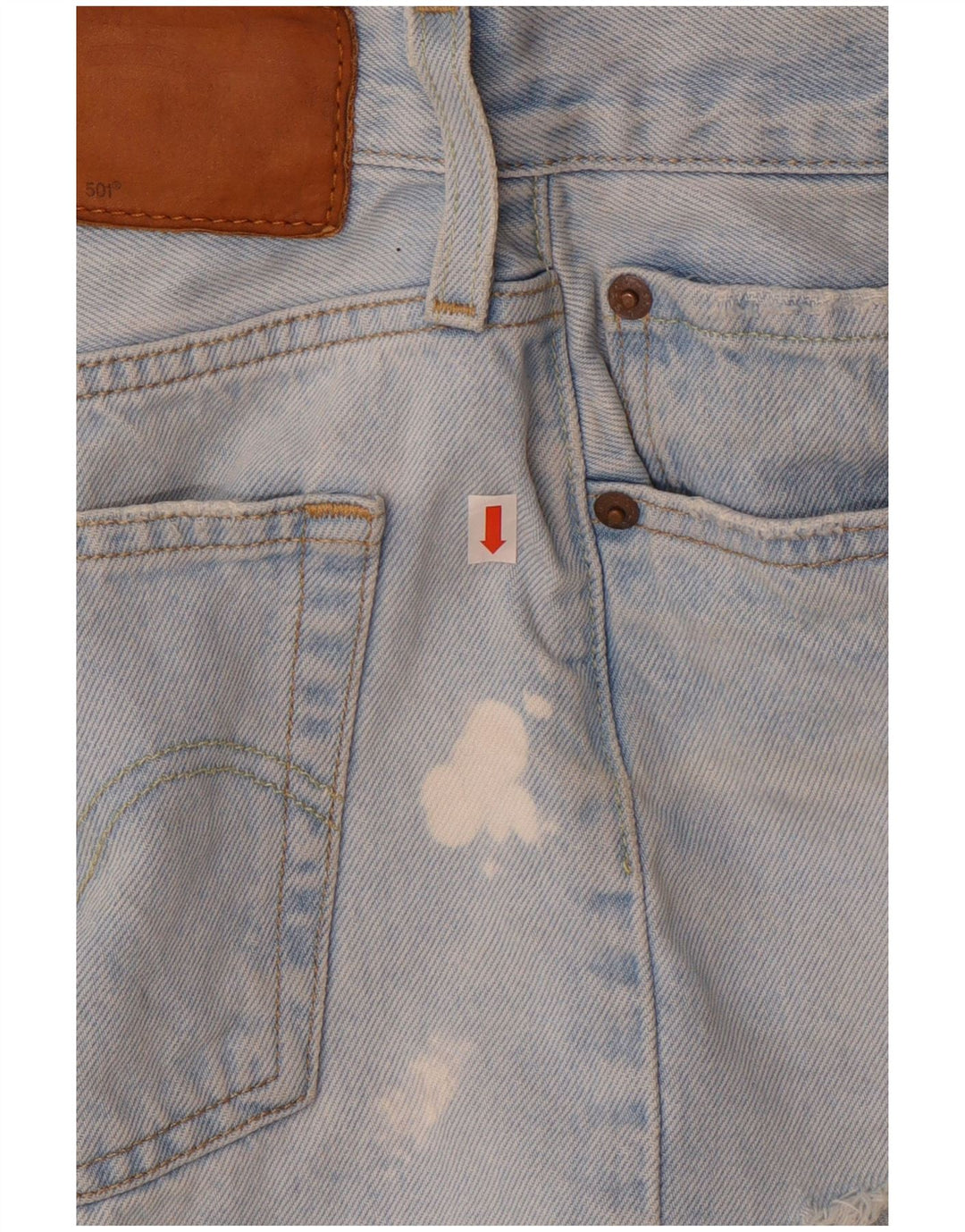 Γυναικείο Σορτς Levi's 501 Τζιν W27 Μικρό Μπλε Βαμβακερό