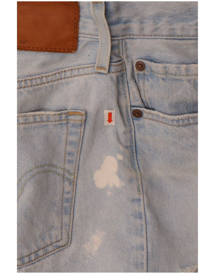 Γυναικείο Σορτς Levi's 501 Τζιν W27 Μικρό Μπλε Βαμβακερό