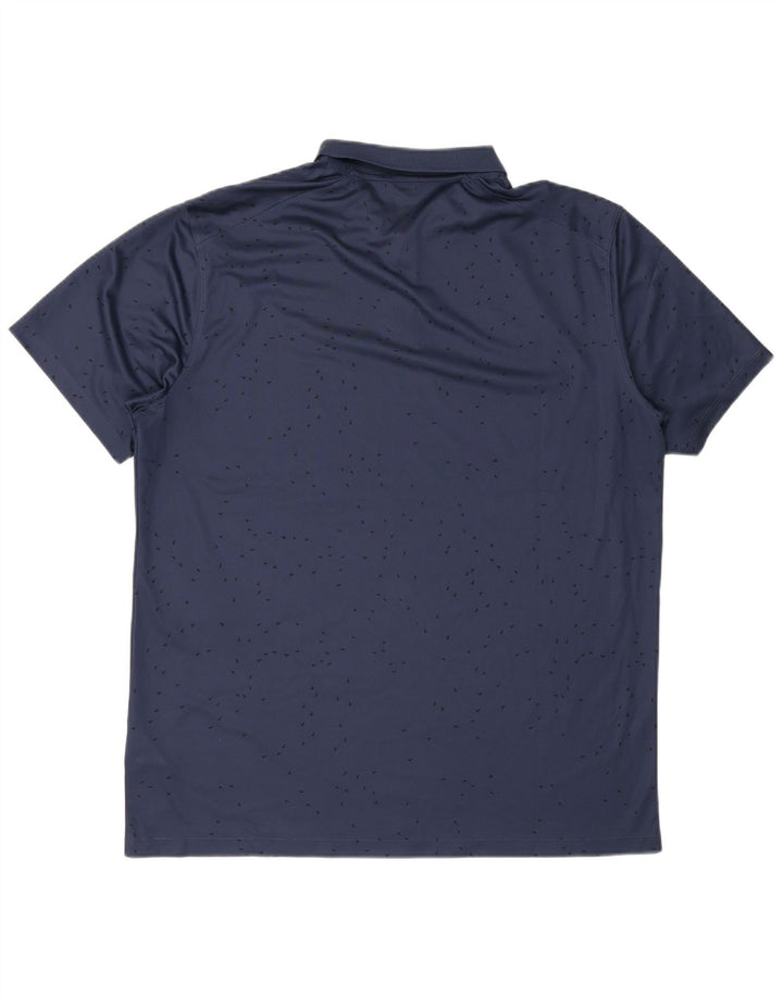 Ανδρικό μπλουζάκι Nike Dri Fit Standard Fit Polo Large Navy Blue Polyester