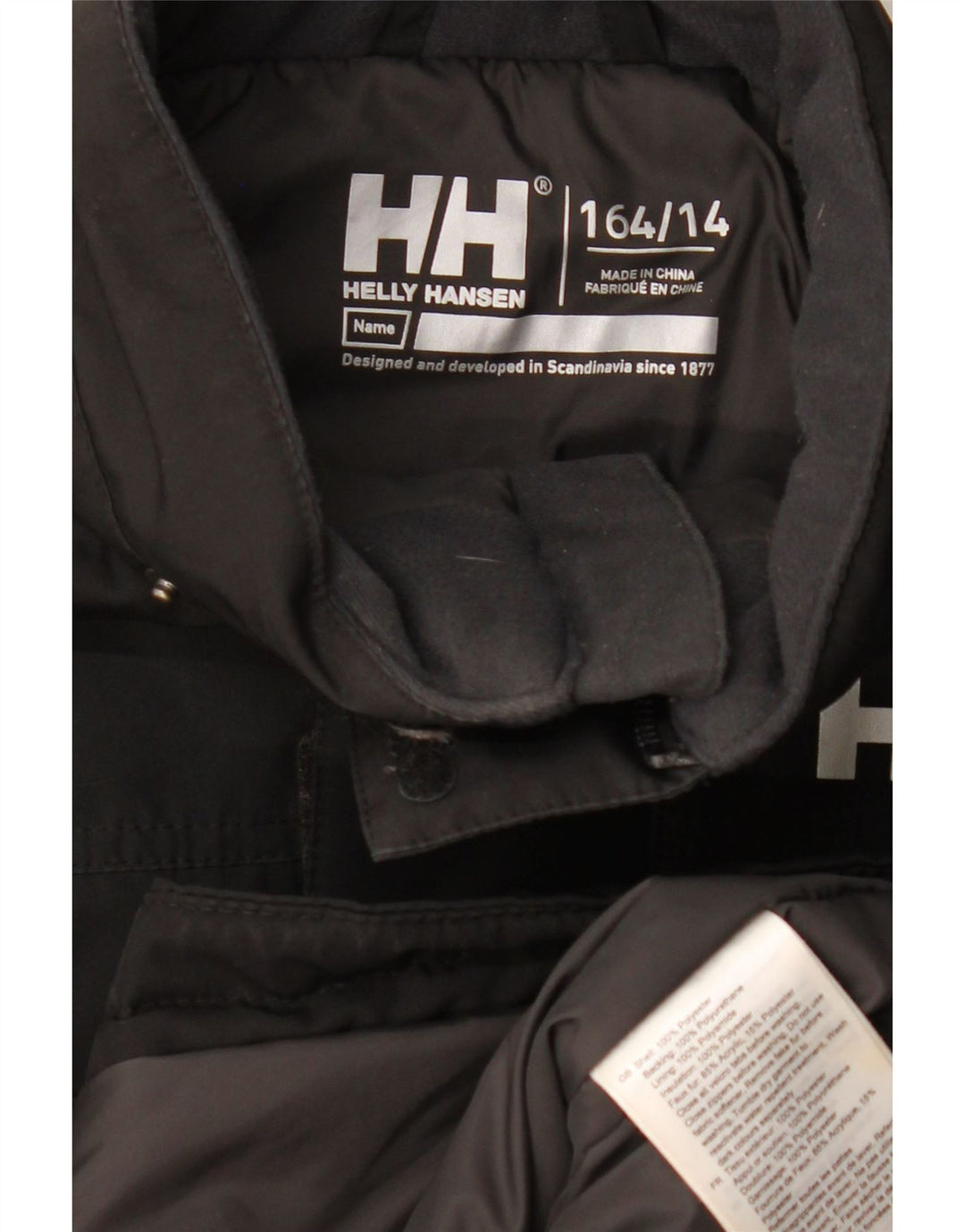 Μπουφάν Helly Hansen Boys Graphic Padded Jacket 13-14 Years Black Polyester