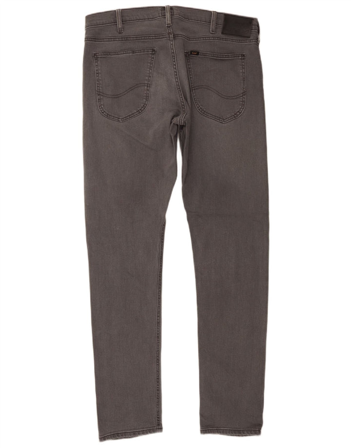 Lee Mens Luke Slim Jeans W36 L34 Γκρι βαμβακερό