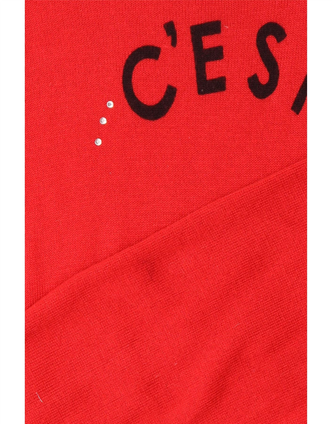 MARKS & SPENCER Γυναικείο γραφικό πουλόβερ με λαιμόκαυστο UK 18 XL Κόκκινο