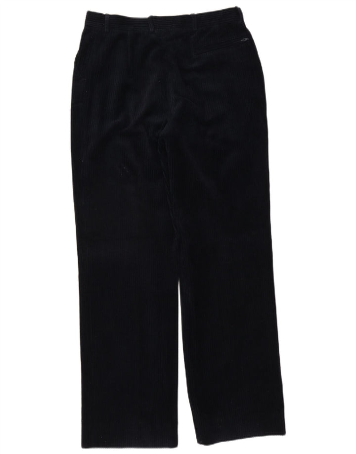 Sergio Tacchini Ανδρικό κοτλέ παντελόνι IT 50 Large W32 L32 Navy Blue