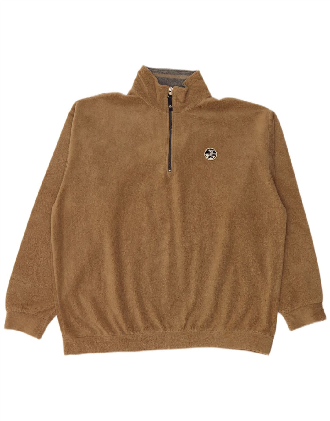 NORTH SAILS Ανδρικό φερμουάρ Fleece Jumper 2XL Beige Polyester