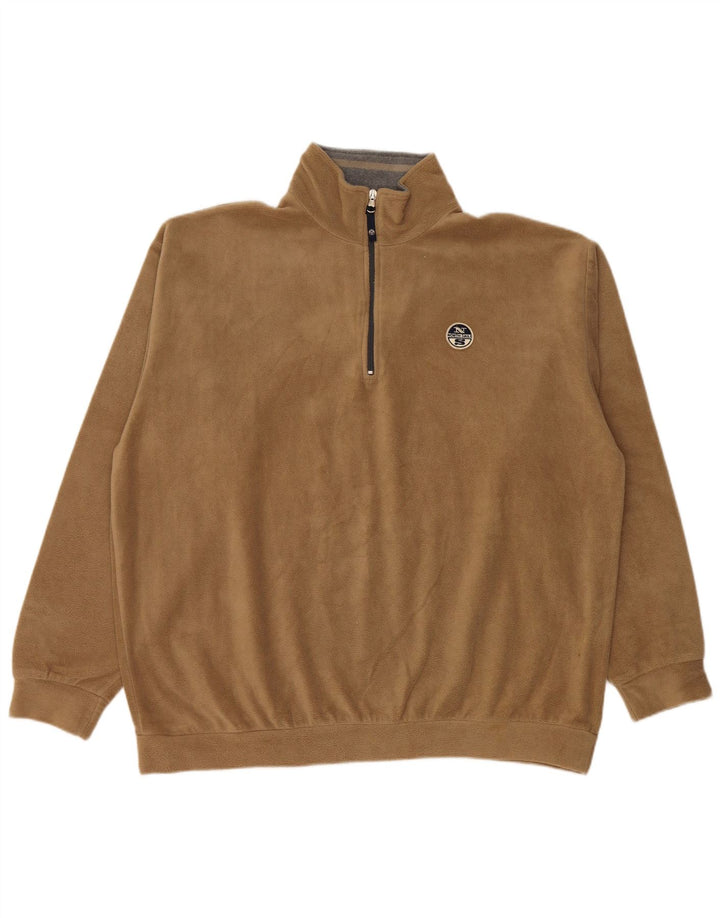 NORTH SAILS Ανδρικό φερμουάρ Fleece Jumper 2XL Beige Polyester