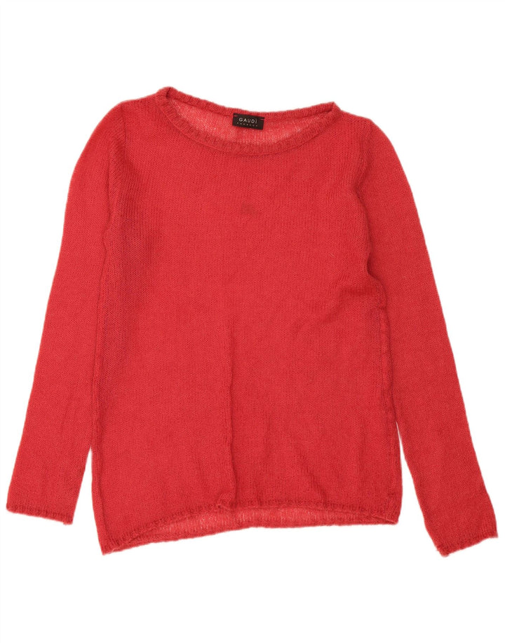 Γυναικείο πουλόβερ Gaudi Boat Neck Jumper UK 14 Medium Red
