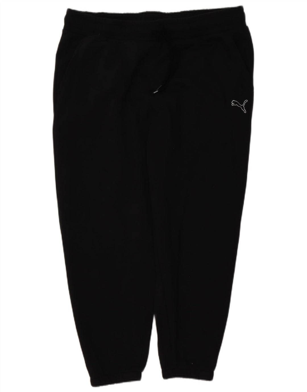 Γυναικεία φόρμα PUMA Παντελόνι Joggers UK 18 XL Μαύρο βαμβακερό