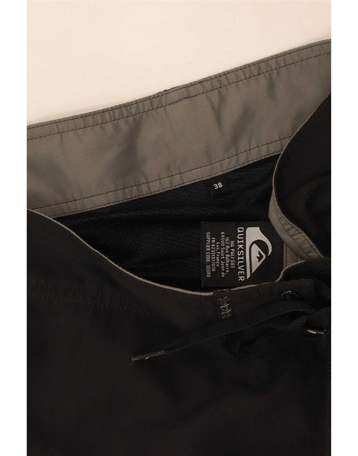 Ανδρικό γραφικό σορτς κολύμβησης Quiksilver XL μαύρο πολυεστέρα