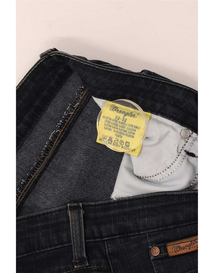 Wrangler Γυναικείο Bootcut Jeans W32 L32 Navy Blue Cotton