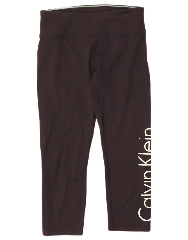 Γυναικεία γραφικά κολάν Calvin Klein UK 10 Small Black Nylon