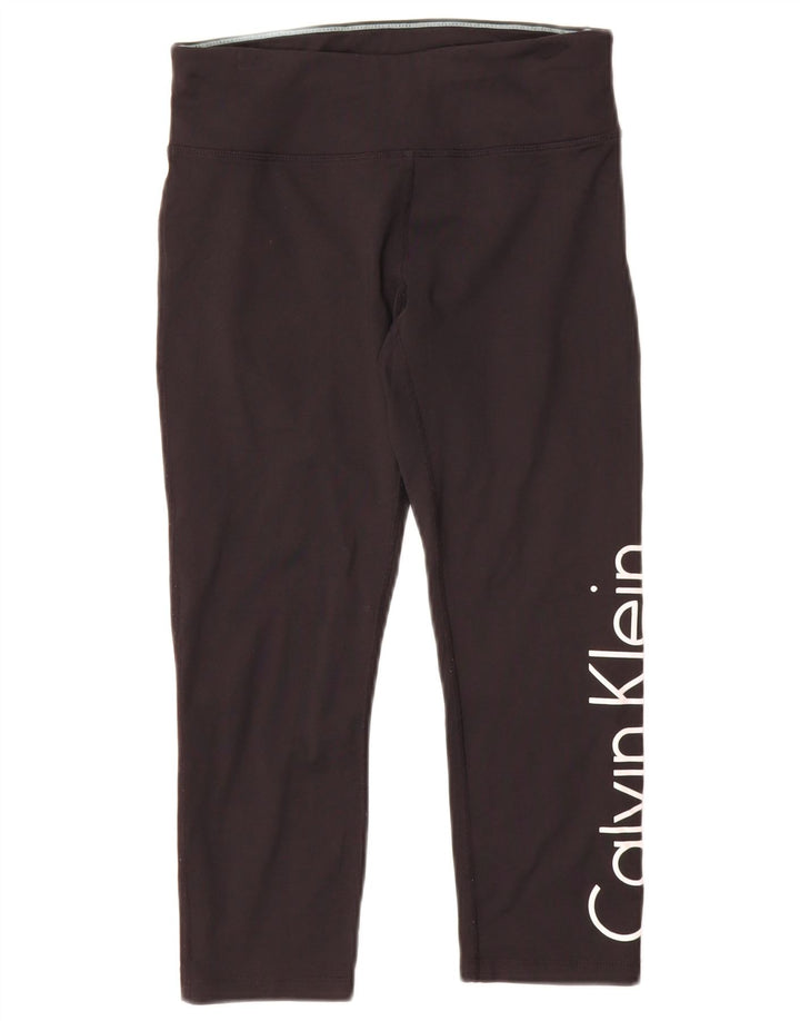 Γυναικεία γραφικά κολάν Calvin Klein UK 10 Small Black Nylon