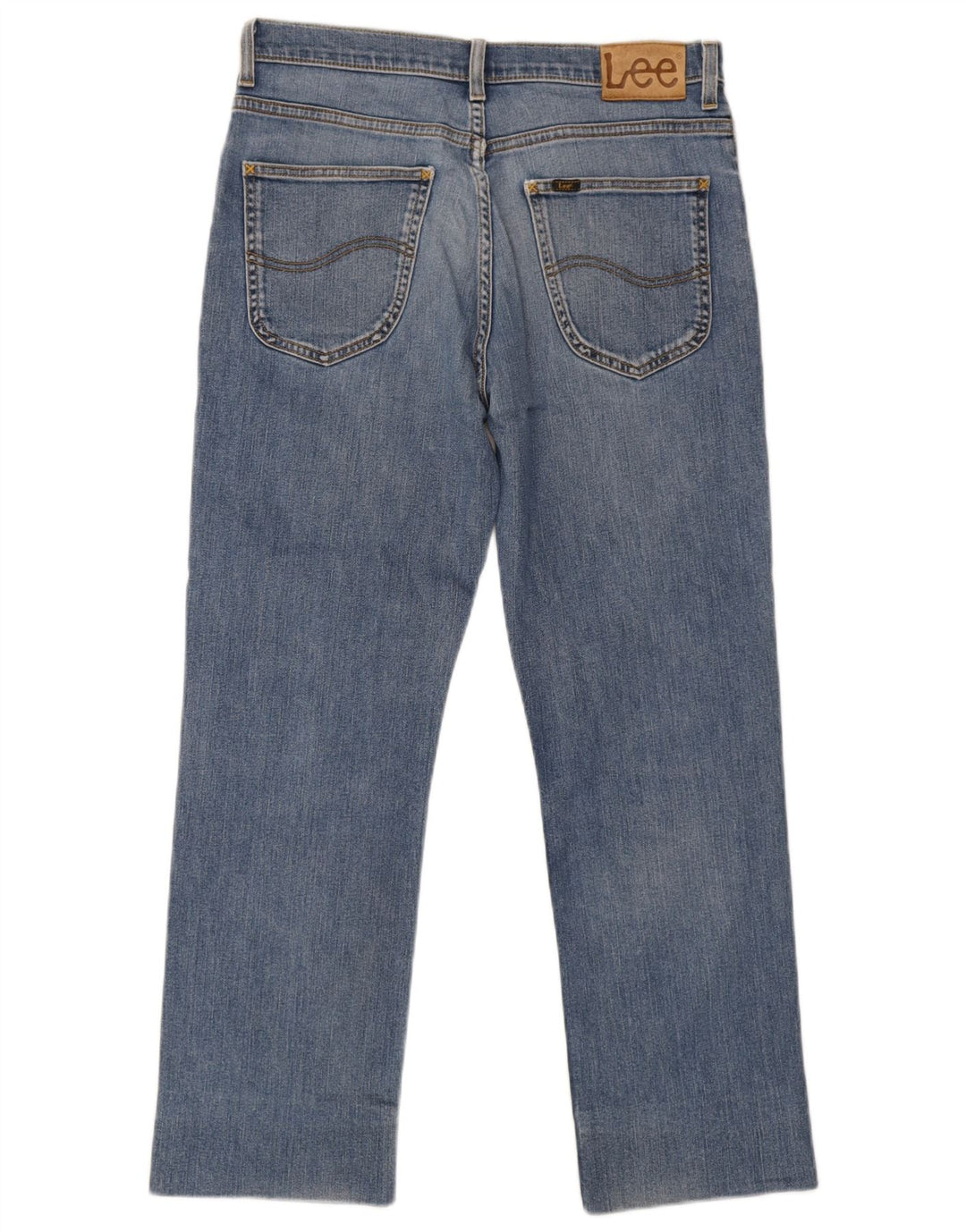 Lee Mens Straight Jeans W34 L27 Μπλε Βαμβακερό
