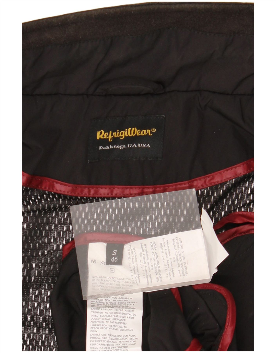 Ανδρικό μπουφάν Refrigiwear Bomber EU 46 Small Black Polyester