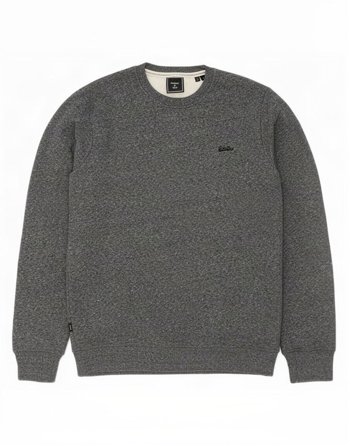 Ανδρικό φούτερ Superdry Jumper Μεγάλο βαμβακερό γκρι φλιτζάνι