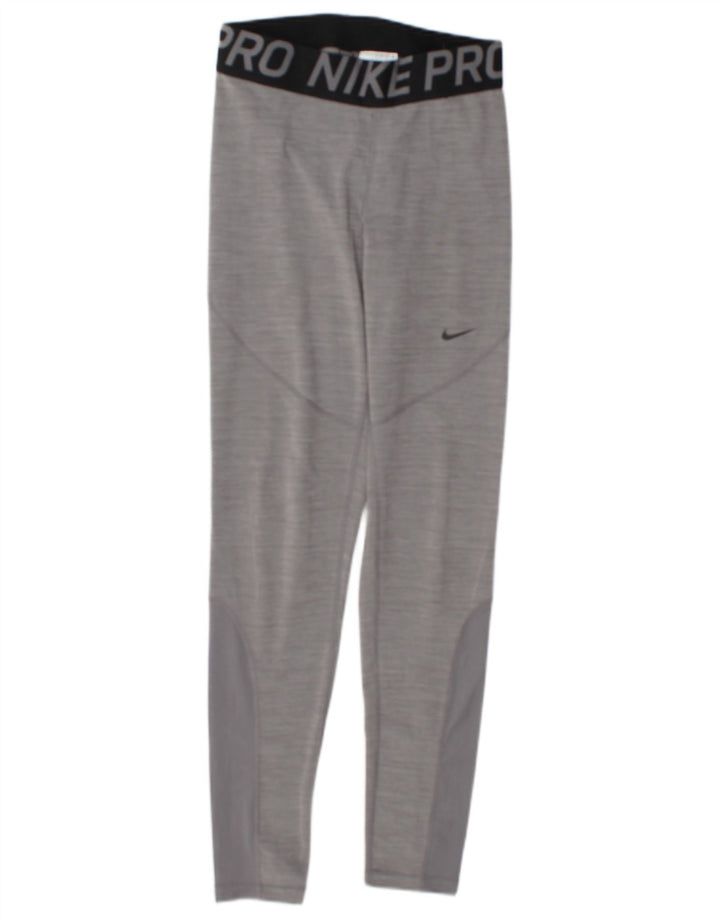 Γραφικά κολάν Nike Nike Dri Fit UK 12 Medium Grey Colourblock