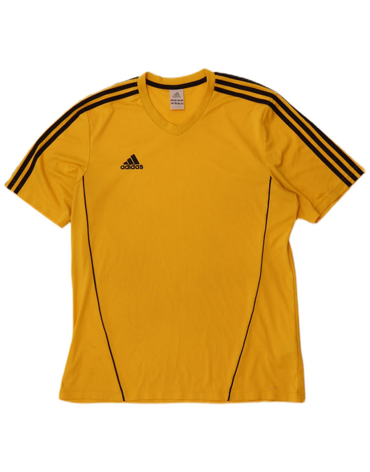 Ανδρικό T-Shirt Adidas Top μεγάλο κίτρινο πολυεστέρα
