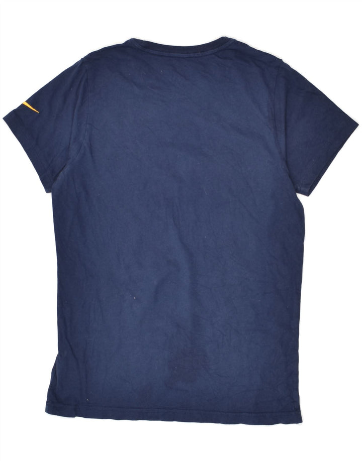 NIKE Boys Graphic T-Shirt Top 12-13 Years Large  Navy Blue Cotton | Vintage Nike | Thrift | Second-Hand Nike | Used Clothing | Messina Hembry 