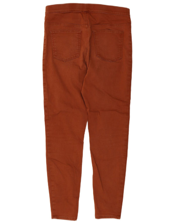 Marks & Spencer Γυναικεία Crop Jegging Jegging UK 12 Medium W30 L26 Brown Cotton