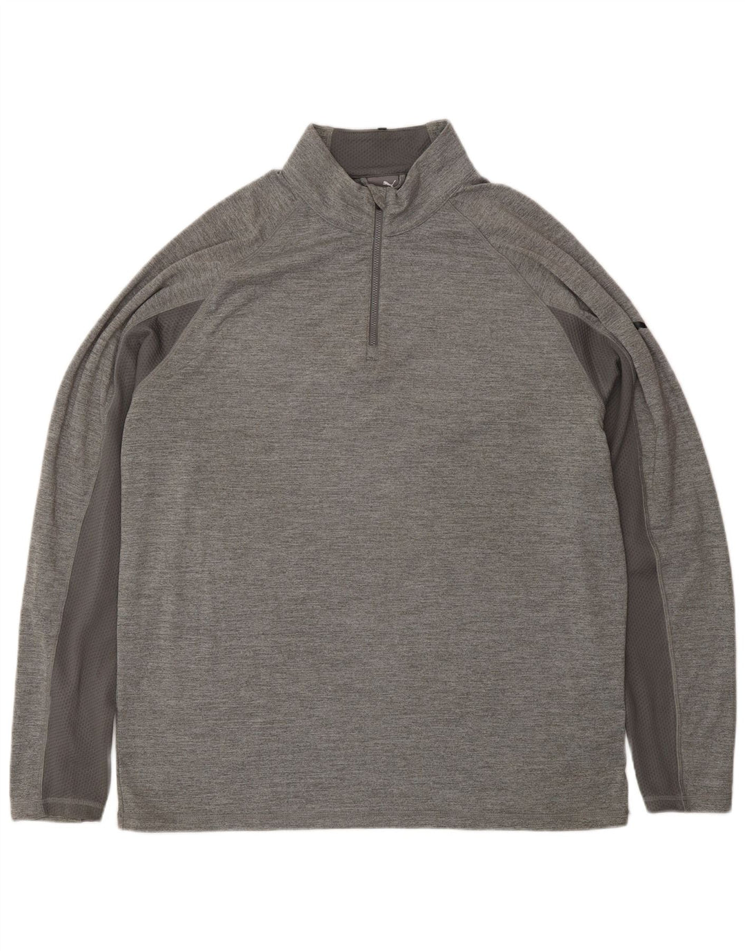 Ανδρική φόρμα πουλόβερ με φερμουάρ PUMA Top XL Grey Polyester