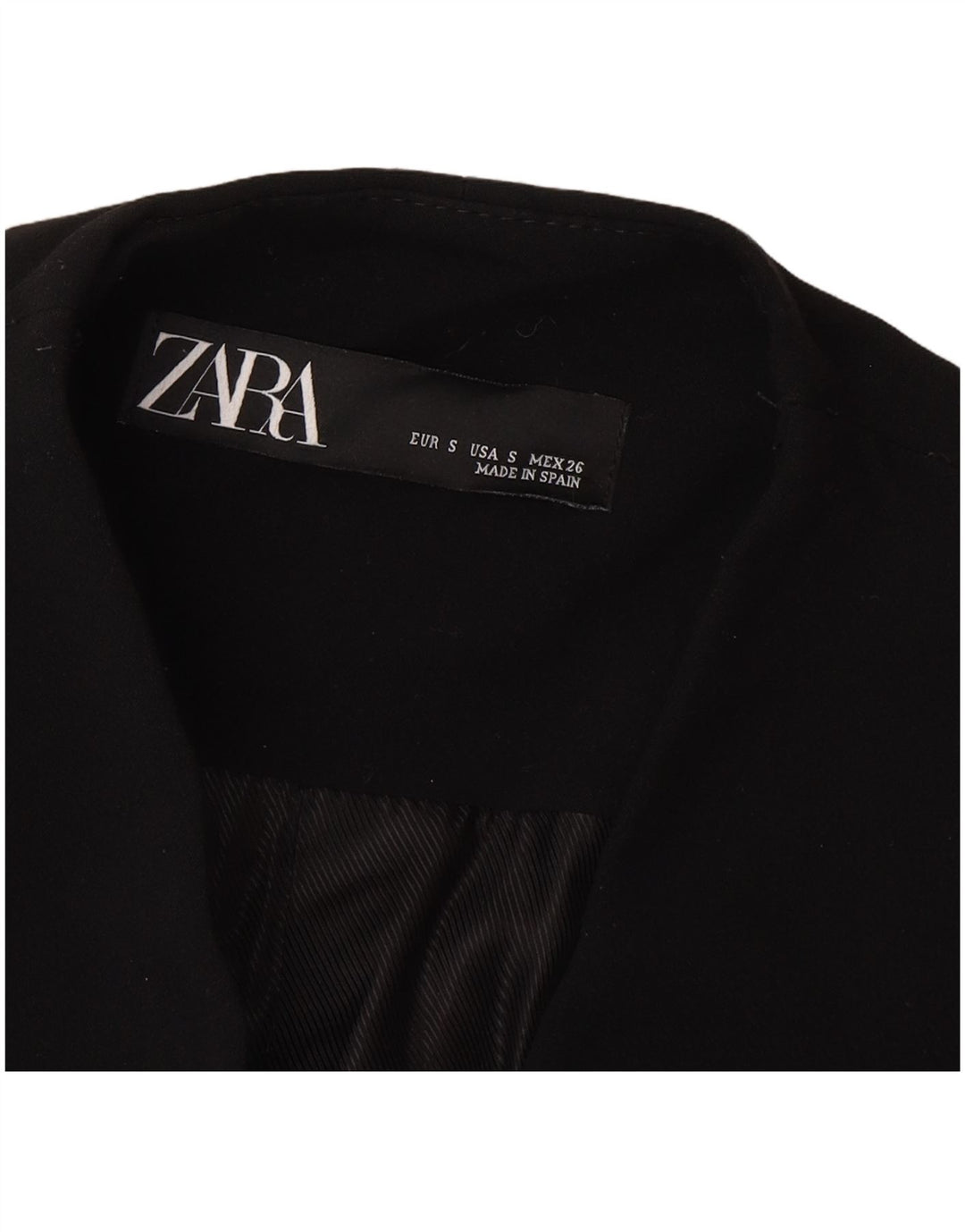 Zara Γυναικείο Μπουφάν UK 10 Small Black