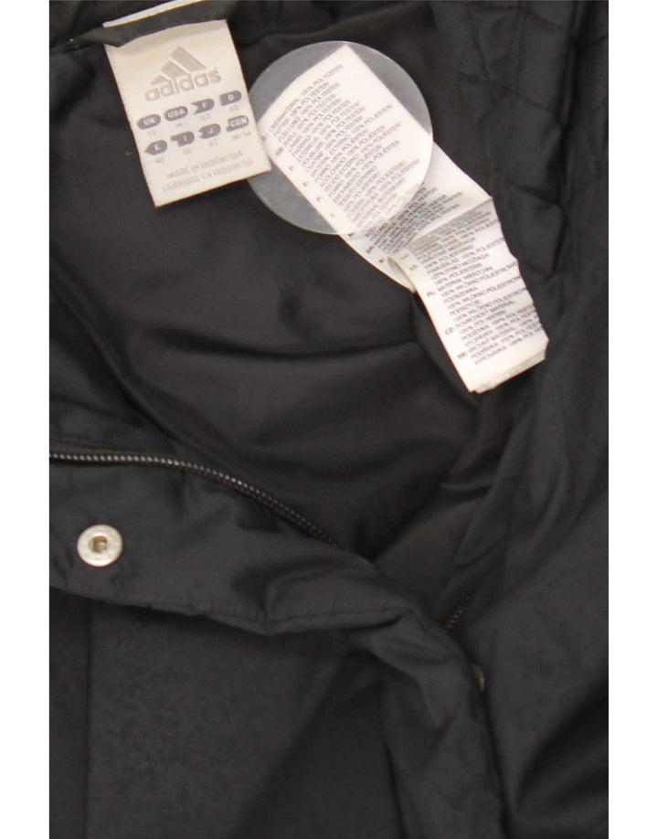 Adidas Γυναικείο μπουφάν UK 14 Large Μαύρο Πολυεστέρας