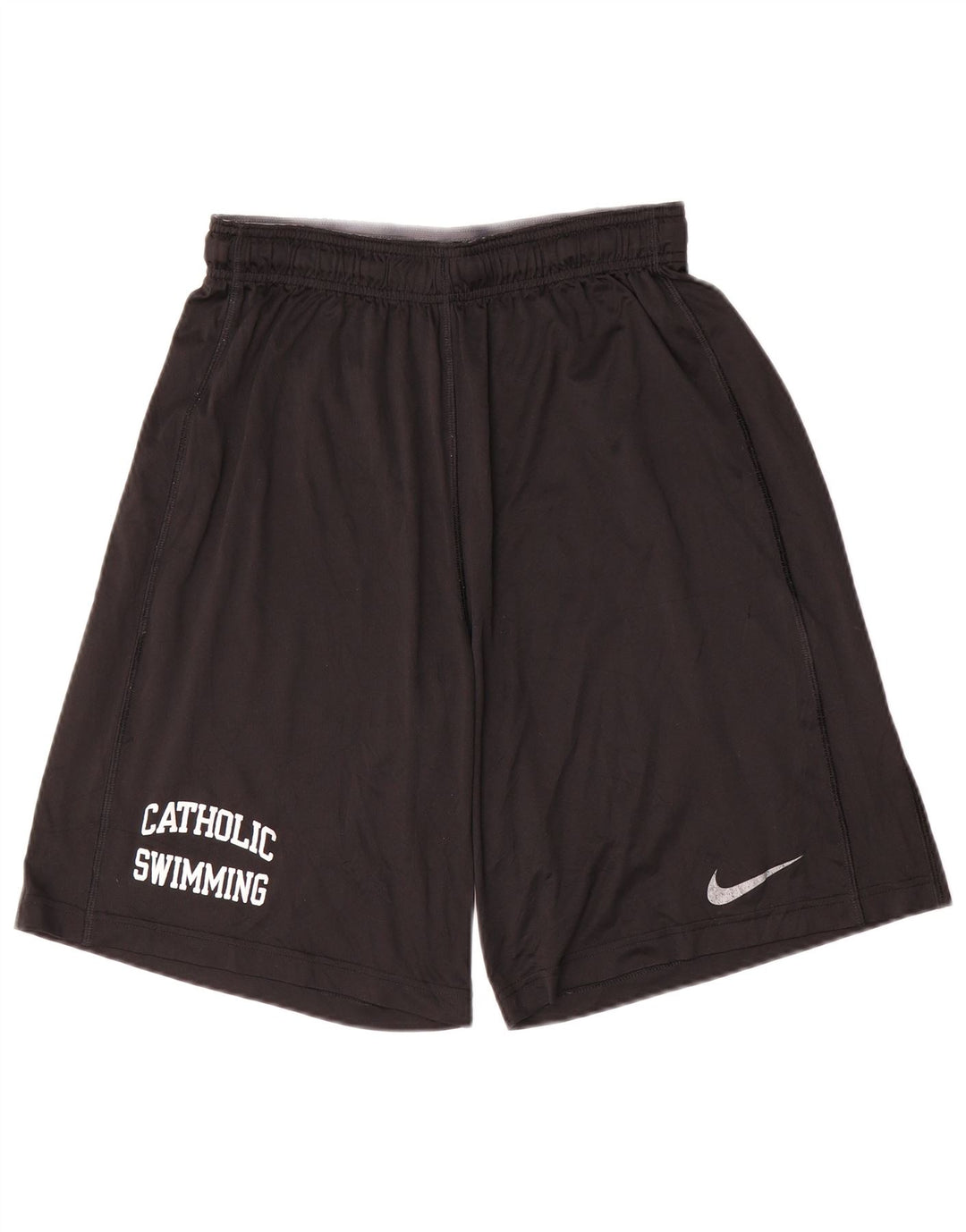 Γραφικό αθλητικό σορτς Nike ανδρικό Dri Fit, μεσαίο μαύρο πολυεστέρα