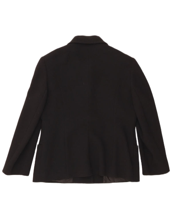 Vintage γυναικείο σακάκι blazer UK 18 XL μαύρο μαλλί