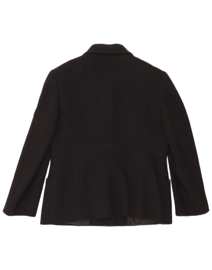 Vintage γυναικείο σακάκι blazer UK 18 XL μαύρο μαλλί